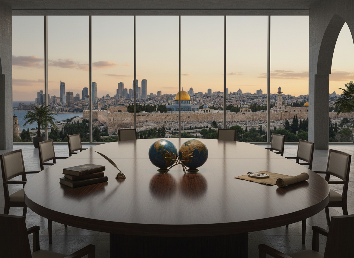Diplomacy over Gaza, Jerusalem and Palestinian statehood